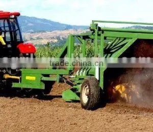 Hot Sale New Design Tractor Towed Hydraulic Compost Turner Windrow Turner Windrow Mixer With CE Cetification thumbnail-1