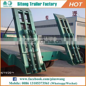 Low Bed Trailer Specification For Construction Machinery High Quality Lowbed Trailers thumbnail-5
