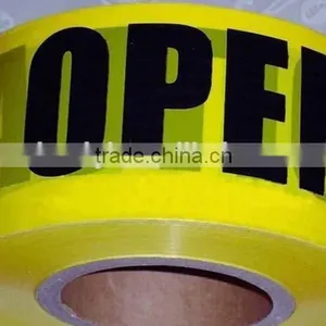 Rubber Adhesive and Warning Use Pvc Wrapping Tape for Pipe thumbnail-1