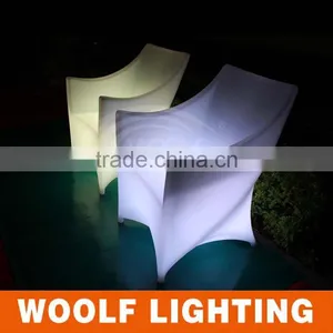 Fresh Hotel Restaurant Bar Color Changing Leisure LED Chair thumbnail-3