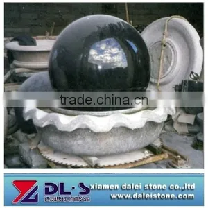 Floating Stone Sphere Garden Water Fountain thumbnail-1