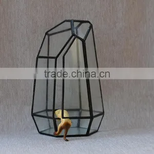 Micro Landscape Plant Glass Greenhouse Clear Geometric Terrarium thumbnail-5