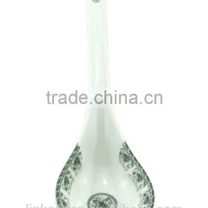 SP1521 Haonai Chinese Ceramic Spoon, Ceramic Soup Spoon thumbnail-2