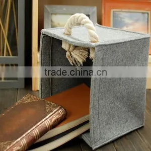 2017 Cheap Promotion Foldable Factory Price Felt Storage Bin Bag thumbnail-3