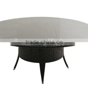 2017 Trade Assurance New Products Laguna Outdoor Poly Rattan Resin Wicker Garden Round Table Furniture thumbnail-1