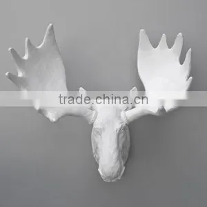 Resin Wall Animal Deer Head Sculpture thumbnail-1