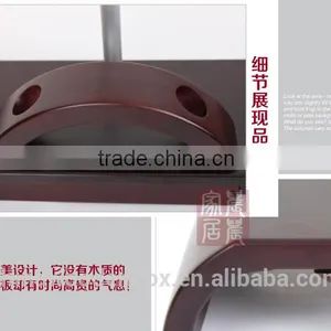 High Quality Round Handmade Wooden Wine Rack MDF Wooden Wine Rack , Wall Mounted Wine Rack With Led Lights thumbnail-2