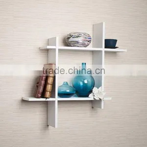 Asymmetric Laminate Square Floating Wall Shelf Lovely DIY Home Decorative Floating Wall Shelf Wholesale thumbnail-3