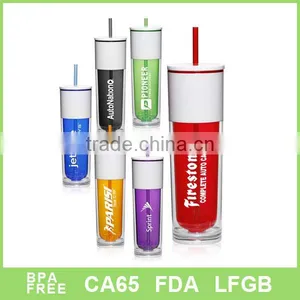 Eco Lovely Full Print Logo Double Wall Large Shaker Bottle thumbnail-1