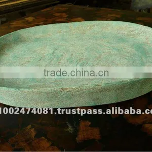 Imitation Antique Wooden Tray. thumbnail-1