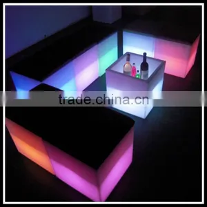 Led Garden Bench/event Decorated Chairs/party Tables and Chairs thumbnail-1