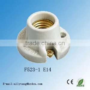 Customized Design Porcelain E14 Lamp Base thumbnail-1