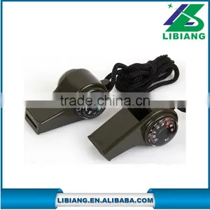 Hot Sale Plastic Whistle With Compass and Thermometer thumbnail-1