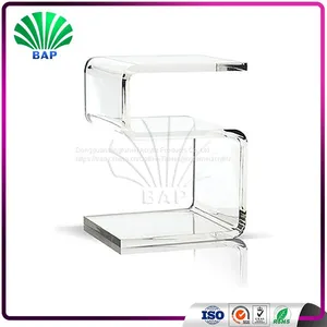 2017 New Fashion S-shape Console Table French Style Acrylic Coffee Table Homemade Luxury Baroque Style Table thumbnail-1