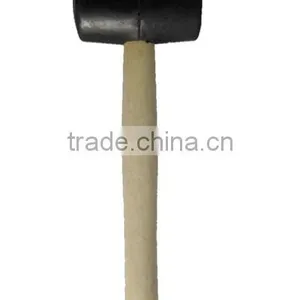 Rubber Mallet Hammer With Wooden Handle thumbnail-1
