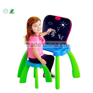 Children Touch Screen Leaning Desk , Touch And Learn Activity Table Set From Dongguan ICTI Factory thumbnail-4