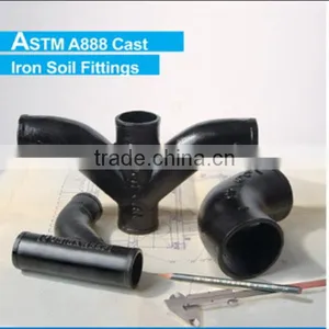 China ASTM A888 No-hub Cast Iron Pipe Fittings Manufacture thumbnail-1