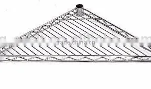 Space Saver 3 Tier Detachable Storage Metal Shelf Wire Metal Rack thumbnail-4