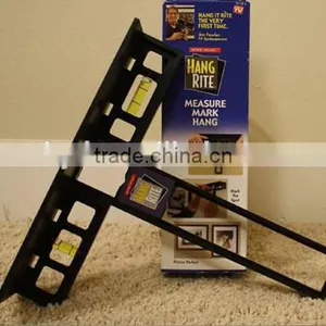 New Useful Home Plastic Hang Rite Measure Tool Spirit Level Hang Rite Tool thumbnail-1