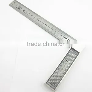 200mm Measuring Angle Tool Square Degree Ruler, Z-alloy Metric Ruler thumbnail-3