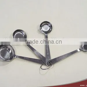 Stainless Steel 4PCS Measuring Spoons,Measuring Scoops(HMT-04) thumbnail-1