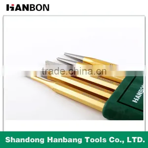 5 Pcs Gold-plated Quality Pin Punch Sets thumbnail-3