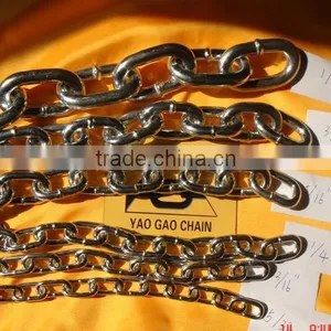 China OEM Sea Deck Mooring Hardware Stud Link Anchor Chain thumbnail-1