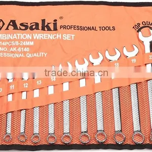 AK-6140 14pcs 8-24mm Polish Combination Wrench Set thumbnail-2