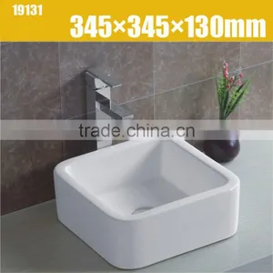 Square Ceramic Bath Mini Vessel Sinks 345mm thumbnail-1