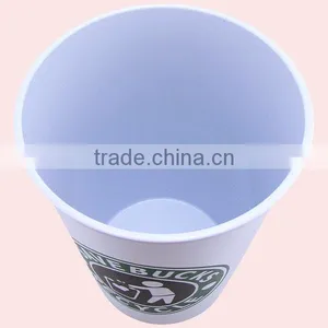 Melamine Material Round Plastic Large Garbage Bin thumbnail-3