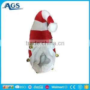 Christmas Plush Toy Fish Shape Shoes Toy With Red and White Stripes thumbnail-2