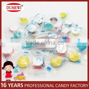 Colorful Fruit Crystal Hard Candy With Mint Tablet Candy thumbnail-4