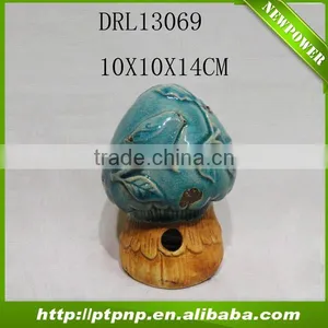 Factory Selling Antique Small Glazed Ceramic Mushroom thumbnail-1