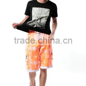 Wholesale Cheap All Kinds of Color Polyester Mens Beach Shorts thumbnail-5