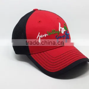 Sandwich Mesh Custom Baseball Cap/promotional Baseball Cap With Embroidery Logo thumbnail-2