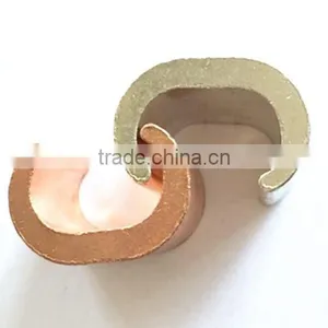 Copper Connector C Clamp Double Cable Clamper thumbnail-2