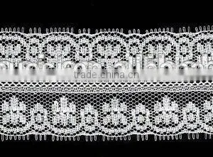 Fashion Eco-friendly White Bridal Lace Fabric thumbnail-1
