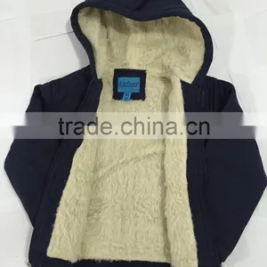 Wholesale Children Grey Color Warm Coat Kids Winter Clothing Sale thumbnail-3