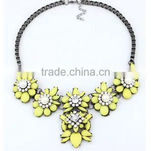 Fashion Multicolor Resin Pendant Cheap Necklace Jewelry Hot Sale thumbnail-6