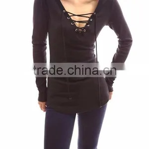2016 Colorful v Neck Sex Women Clothing With Long Sleeve thumbnail-2