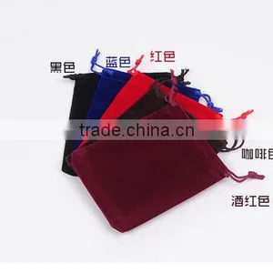 Cheap Velvet Drawstring Spout Pouch Bag Customized Velvet Jewellery Pouch Bag/jewelry Pouch Wholesale thumbnail-2