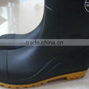 Comfortable Black PVC Heat Protection Chemical Groundwork Safety Boots thumbnail-4