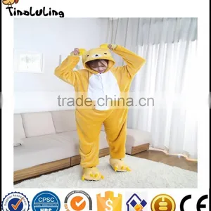 Autumn Spring Winter Flannel Lovers Couples Women Animal Pajamas One Piece Cartoon Sleepwear Cheap Adult Animal Siamese Pyjamas thumbnail-3
