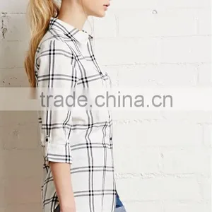 Wholesale Fashion Design Lady Casual Long Sleeve Blouse thumbnail-4