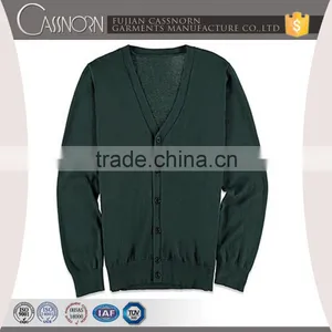 Button Down All Button Placket Mens Sweater Cardigan thumbnail-2
