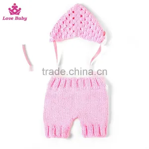 Hot Newborn Baby Boys Knitted Crochet Costume Photo Photography Prop Outfits LBP20160218-29 thumbnail-2