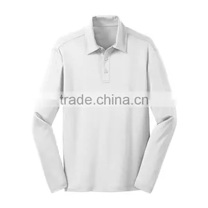 Wholesale Polo Collar t Shirt Women Cotton Latest Design Long Sleeve Ladies t Shirt thumbnail-4