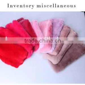 8 Colors Top Quality Dyed Color Wholesale Prices Rex Rabbit Skin Fur Carpet Chinchilla Rex Rabbit Fur Blanket thumbnail-3