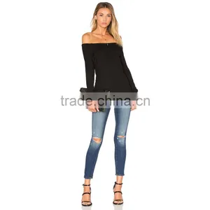Ladies Modern Fashion Long Sleeve Blouse for Spring Season thumbnail-3