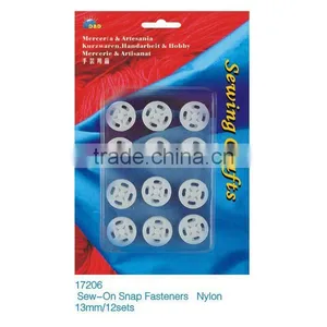 D&D Plastic Buttons Sew on Snap Buttons for Clothing thumbnail-1